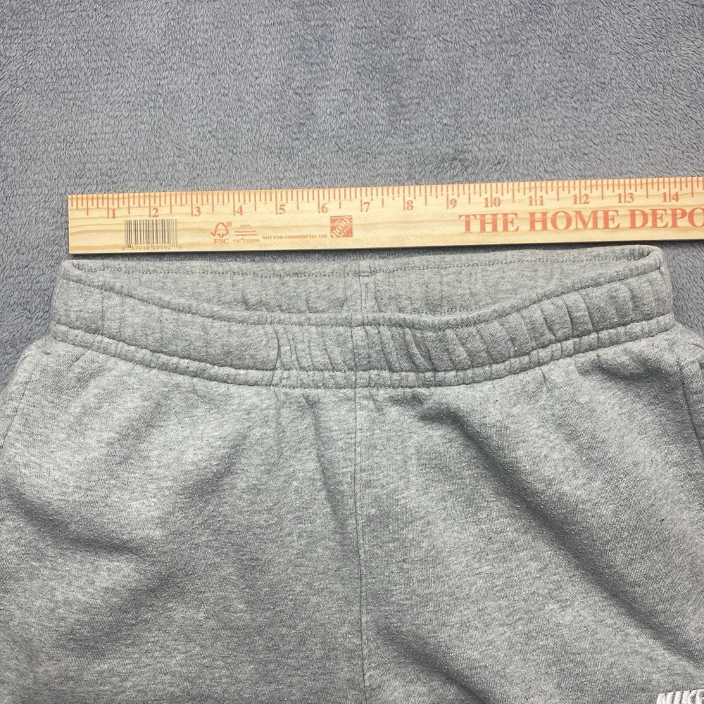 Nike Sweatpants Mens Small Gray Joggers Elastic Waist Pockets Logo Drawstring - Picture 3 of 12